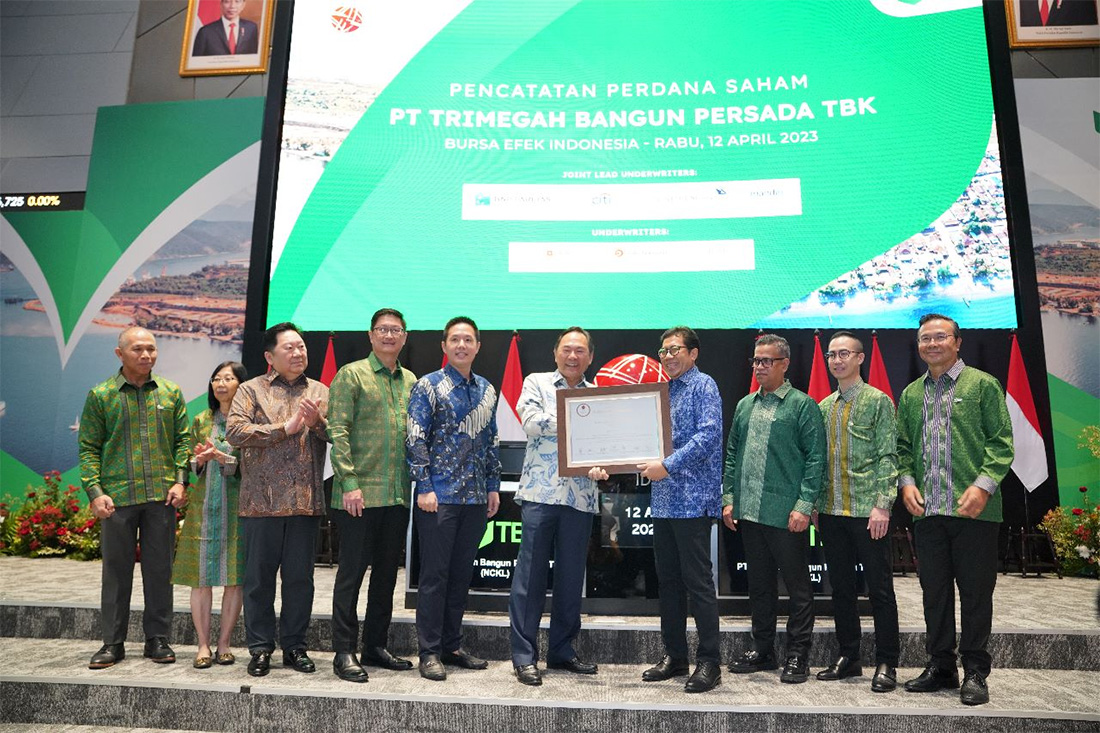 PT Trimegah Bangun Persada Tbk. Pure-Nickel Play Terbesar di Indonesia Mencatatkan Saham di BEI - NCKL1 - www.indopos.co.id
