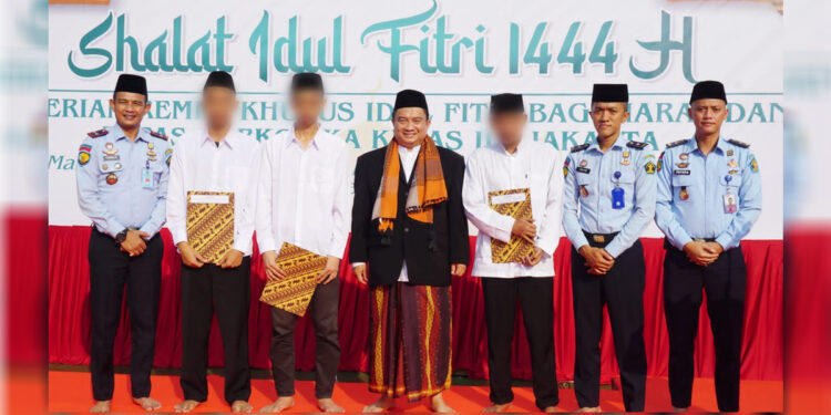 Sebanyak 146.260 narapidana beragama Islam di Indonesia menerima Remisi Khusus Idulfitri 1444 Hijriah. Dari jumlah tersebut, 661 napi dipastikan menerima RK II atau langsung bebas. Foto: Humas Ditjenpas