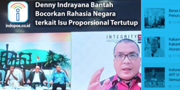 BREAKING NEWS: Denny Indrayana Bantah Bocorkan Rahasia Negara terkait Isu Proporsional Tertutup - Cover BREAKING NEWS INDOPOS 1 - www.indopos.co.id