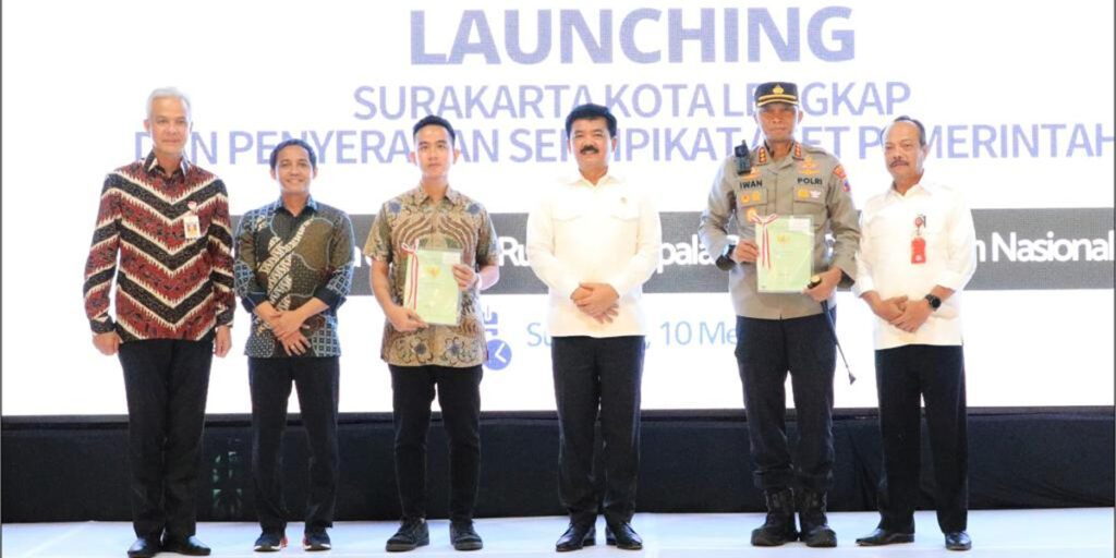 Surakarta Dideklarasikan Jadi Kota Lengkap, Menteri ATR/Kepala BPN Ungkap Keuntungannya - atr 2 - www.indopos.co.id