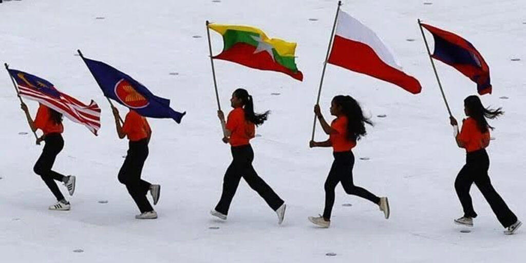 Kamboja Minta Maaf Atas Insiden Bendera Indonesia Terbalik di Pembukaan SEA Games - bendera terbalik - www.indopos.co.id
