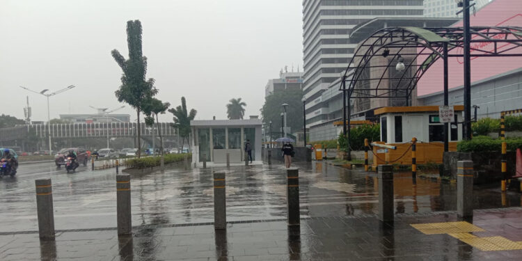 Ilustrasi Jakarta diguyur hujan. Foto: Dokumen INDOPOS.CO.ID