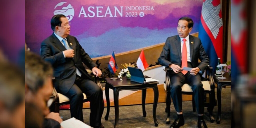 Bertemu PM Kamboja, Jokowi: Terima Kasih Atas Penyelamatan WNI Korban TPPO - jokowi n pm kamboja - www.indopos.co.id