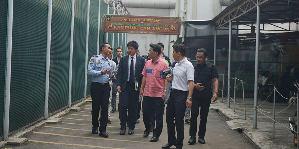 Delegasi Parlemen Jepang Kunjungi Lapas Narkotika DKI Jakarta: Apresiasi Progam dan Pembinaan - lapas 1 - www.indopos.co.id