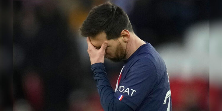 Pemain Paris Saint-Germain (PSG) Lionel Messi. Foto: Sky Sports
