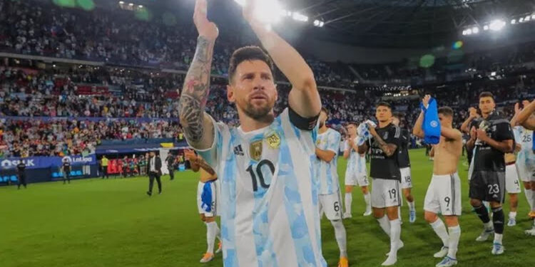 Tim nasional Argentina berlaga pada Piala Dunia 2022 di Qatar. Foto: Dokumen Instagram