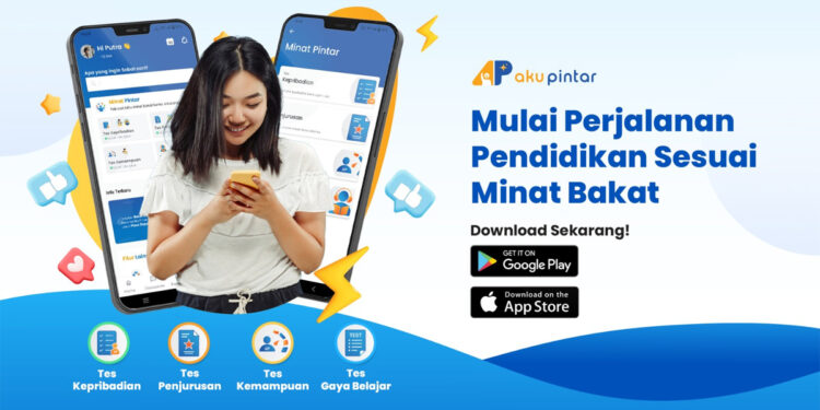 Aplikasi Aku Pintar Indonesia, saat ini sudah digunakan lebih dari 1 juta pengguna. Foto: Akupintar.id