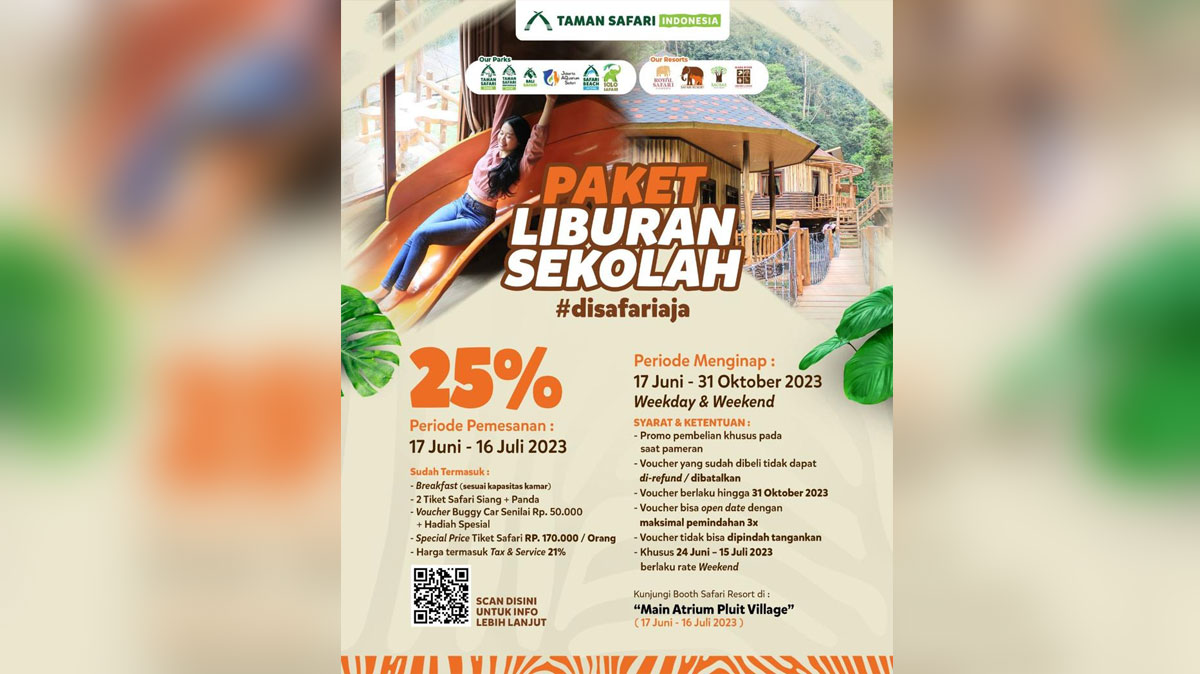 Promo Tiket Masuk Taman Safari Bogor Hanya Rp190 Ribu Di Musim Libur ...