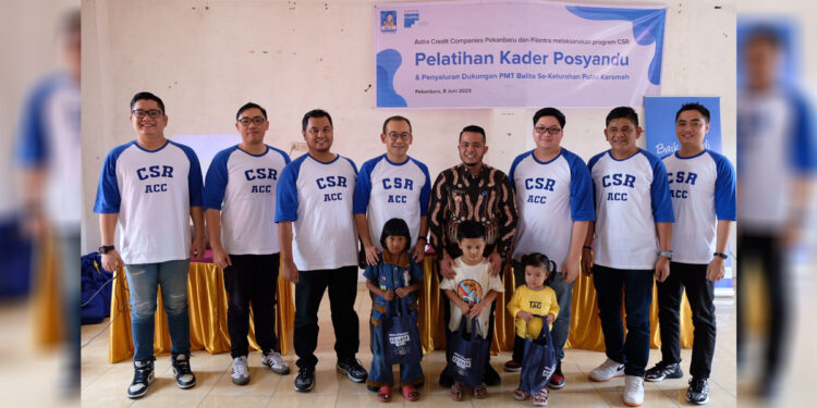 Astra Credit Companies (ACC) mengadakan pelatihan untuk kader Posyandu di Kota Pekanbaru. Foto: Dokumen ACC