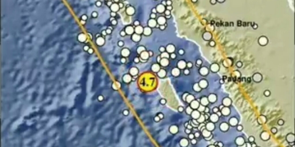 Gempa Bermagnitudo 4,7 Guncang Kepulauan Mentawai di Sumatera Barat - gempa - www.indopos.co.id