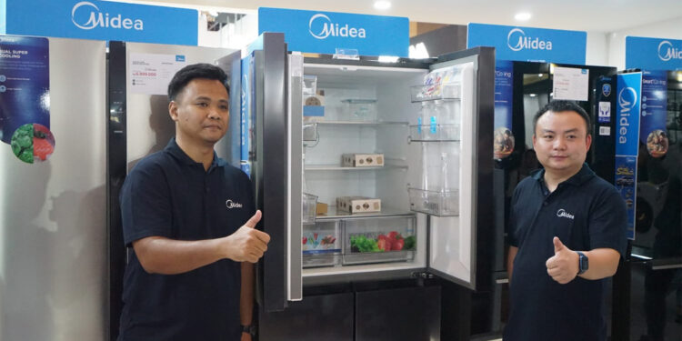Midea Electronics Indonesia hadir di Jakarta Fair 2023 bertepatan dengan anniversary yang ke-13. Foto: Dok. Midea Electronics Indonesia