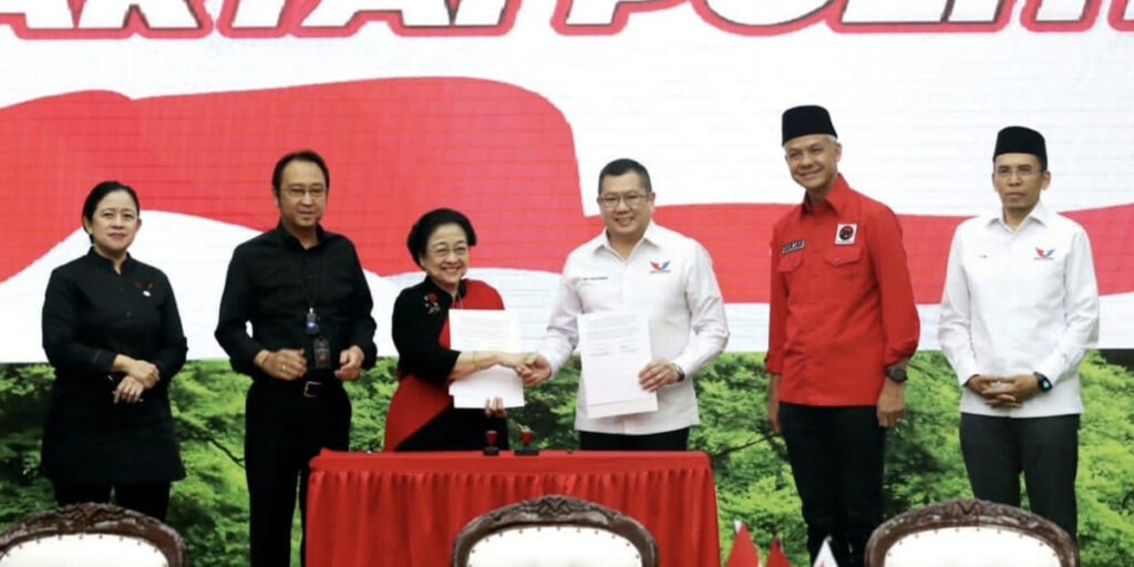 Didukung Perindo, Megawati Minta Semua Pihak Bersabar soal Bakal Cawapres Ganjar - pdip perindo - www.indopos.co.id