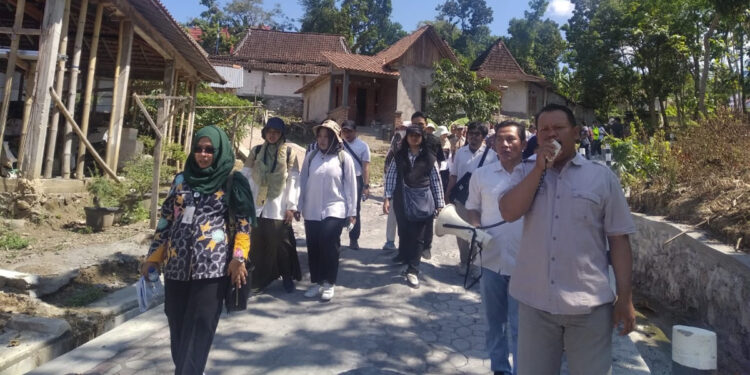 Kegiatan media field visit konsolidasi tanah di Desa Penawangan, Kecamatan Pringapus, Kabupaten Semarang, Provinsi Jawa Tengah. Foto: Dhika Alam Noor/INDOPOS.CO.ID
