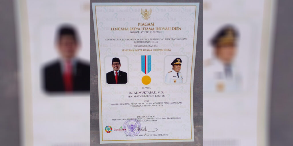 Banten Raih Penghargaan dan Peringkat II Unggulan Nasional pada Gelar TTGN XXIV - piagam banten - www.indopos.co.id