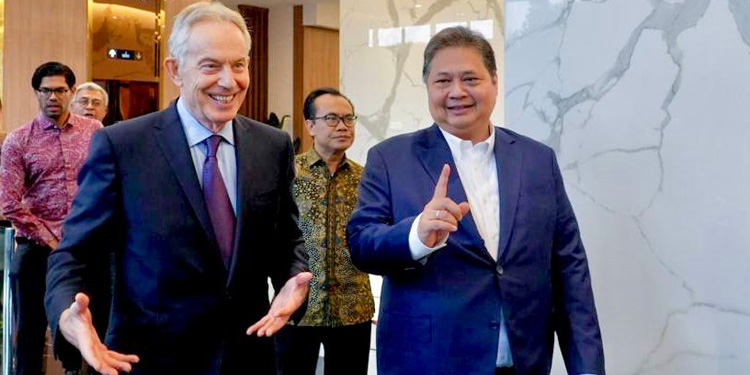 Diendorse Tony Blair, Menko Airlangga Yakin IKN Mendunia - airlangga 2 - www.indopos.co.id