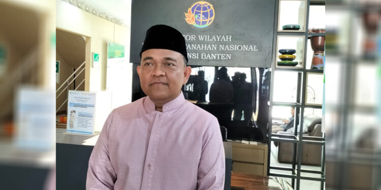Kepala Kanwil BPN Banten, Sudaryanto. (yasril/indopos.co.id)