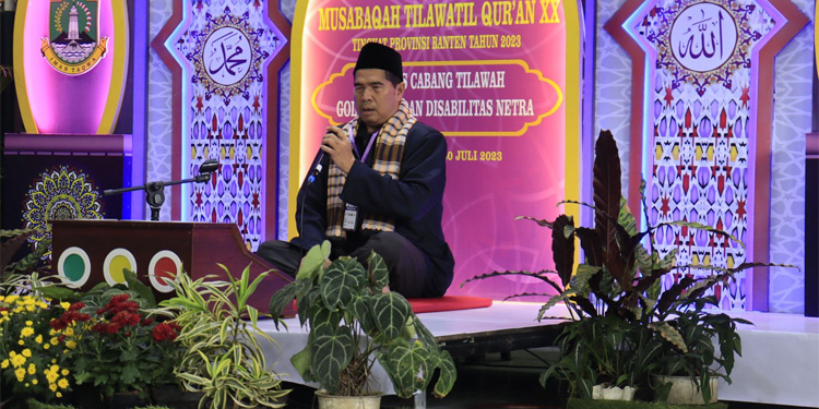 Peserta Disabilitas Cabang Tilawah Antusias Ikuti Lomba MTQ Tingkat Provinsi Banten - peserta mtq - www.indopos.co.id