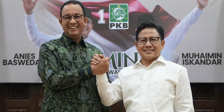 Pasca Deklarasi Anies-Muhaimin, Suara Partai NasDem di Jawa Timur Turun Jadi 3,5 Persen - anies cak imin 1 - www.indopos.co.id