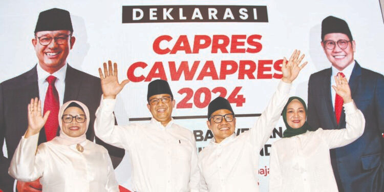 Pasangan Capres dan Cawapres Anies Baswedan-Muhaimin Iskandar. Foto: Tim Anies untuk indopos.co.id