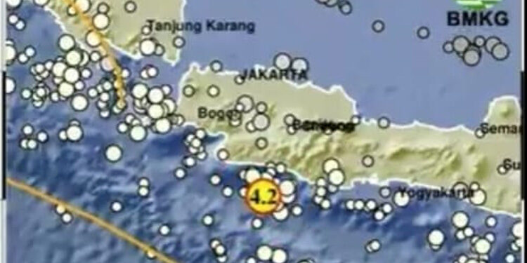 Ilustrasi gempa di Bandung. Foto: BMKG untuk INDOPOS.CO.ID