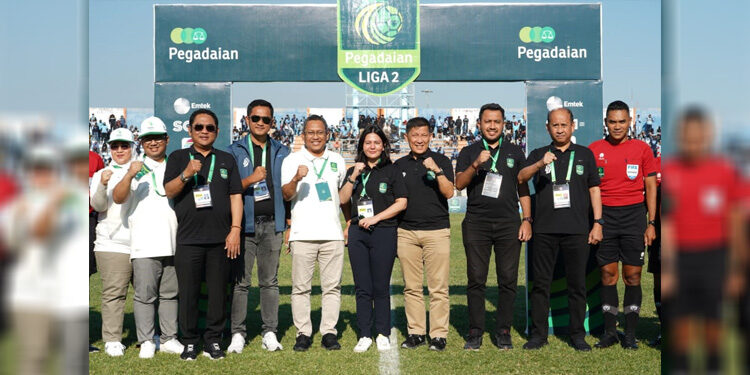 Kick Off Pegadaian Liga 2 Musim 2023/2024 resmi dimulai dengan pertandingan Persela Lamongan vs Persijap Jepara menjadi laga pembuka pada Minggu (10/9). Foto: Dok. Pegadaian