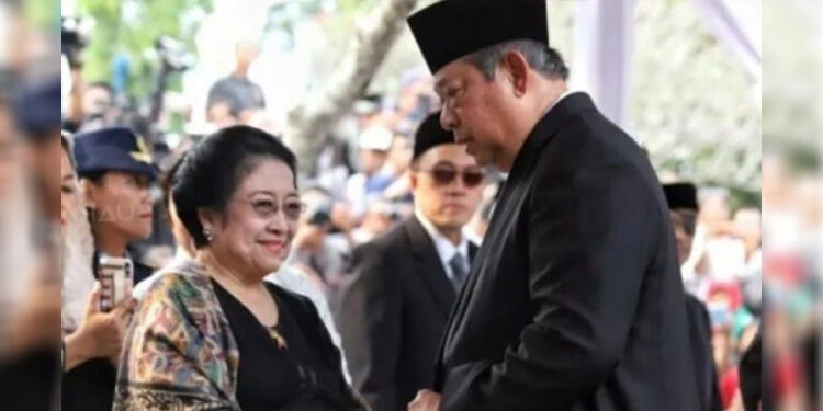 Momen pertemuan Megawati dan SBY beberapa waktu lalu. Foto: Istimewa