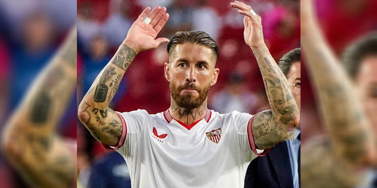 Pemain belakang Sevilla, Sergio Ramos. Foto: Instagram/@sergioramos