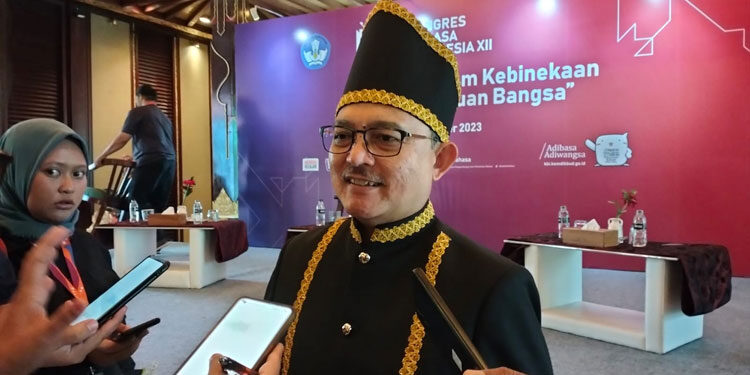 Kepala Badan Pengembangan dan Pembinaan Bahasa Kemendikbudristek, Prof Aminudin Aziz. Foto: Nasuha/ INDOPOS.CO.ID