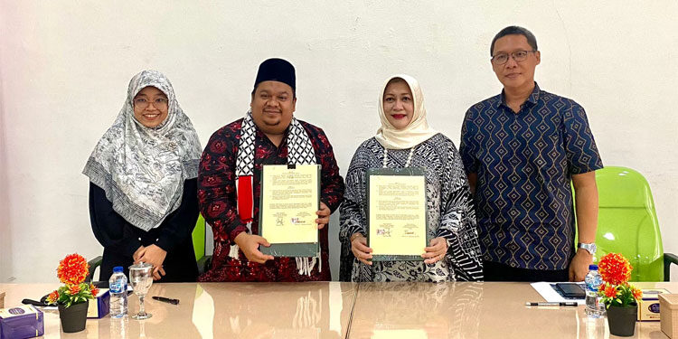 Dompet Dhuafa Waspada menjalin kerjasama dengan Fakultas Ilmu Budaya Universitas Sumatera Utara. Foto: Dok. Dompet Dhuafa Waspada