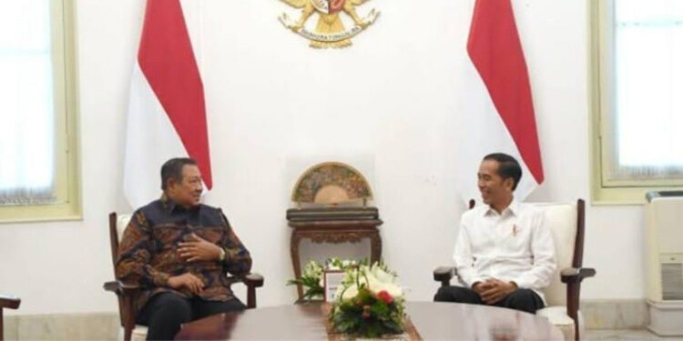 Pertemuan Jokowi dan SBY beberapa waktu yang lalu. Keduanya pun bertemu kembali di Istana Negara, Senin, 2 Oktober 2023. (Dok. Setneg)
