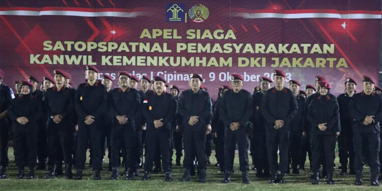 Kantor Wilayah (Kanwil) Kementerian Hukum dan Hak Asasi Manusia (Kemenkumham) DKI Jakarta kembali menegaskan komitmen perang melawan peredaran gelap narkoba. Foto: Humas Ditjenpas