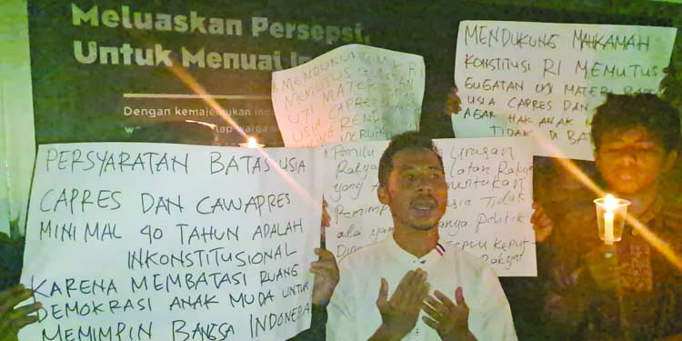 Mahasiswa-Pemuda Bersatu Dukung MK Kabulkan Gugatan Batas Usia Capres ...