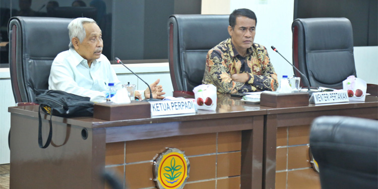 Perpadi Dukung Kebijakan Kementan Garap Lahan Rawa Tingkatkan Produksi - mentan 3 - www.indopos.co.id