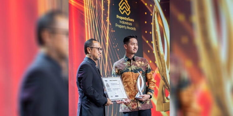 PT Sentul City Tbk meraih penghargaan Highly Commended Best Affordable Housing Development dalam ajang Indonesia Property Awards 2023. Foto: Sentul City