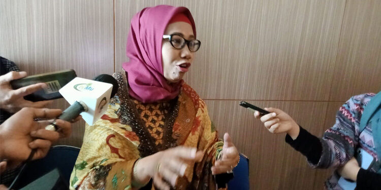 Ketua Umum Yayasan Pusat Pentaheliks Ilmuwan Pertanian Indonesia (PPIPI) Paristiyanti Nurwardani. (Kemendikbudristek untuk indopos.co.id)