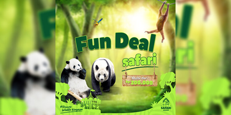 Taman Safari Bogor kembali membuka promo selama November 2023 bertajuk ‘Fun Deal Spesial November 2023’ dengan paket khusus free voucher FnB. Foto: Dok. Taman Safari Bogor