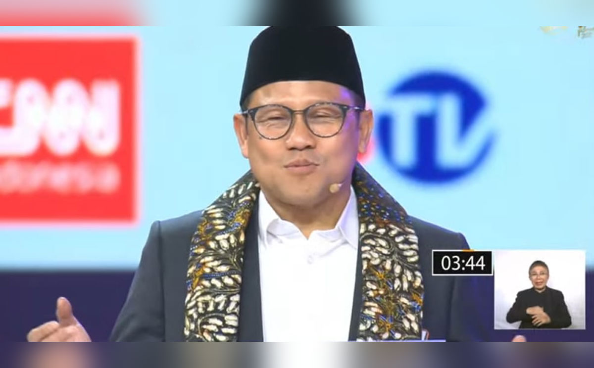 Penyampaian Visi Misi Debat Cawapres, Gus Imin Akan Turunkan Pajak ...