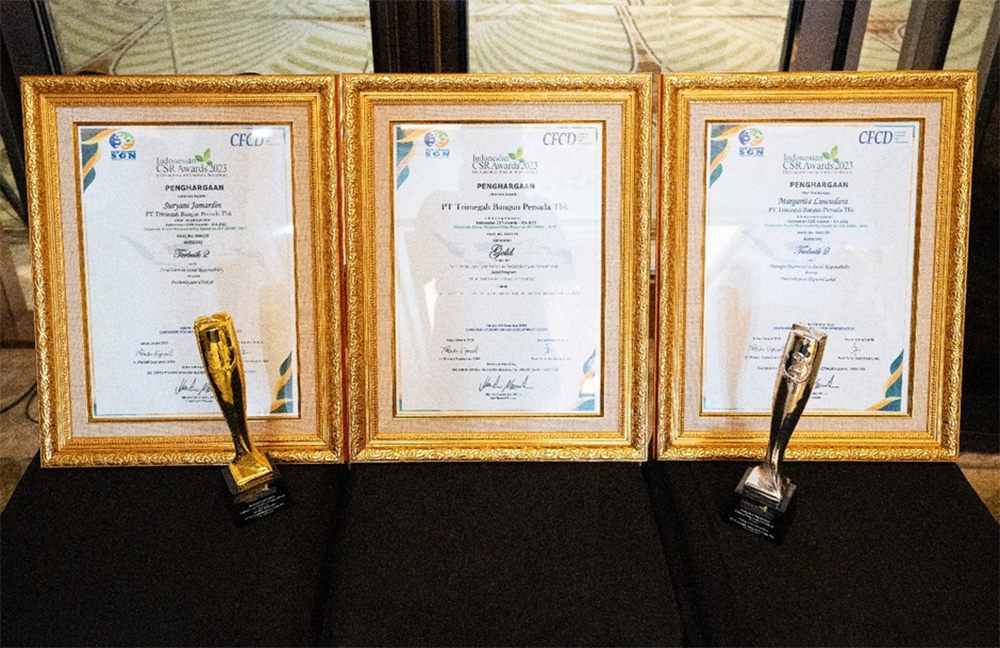 Harita Nickel Borong 4 Penghargaan di Ajang Indonesian CSR Awards and Indonesian SDGs Award 2023 - harita - www.indopos.co.id