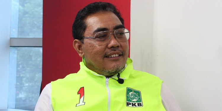 Wakil Ketua Umum DPP Partai Kebangkitan Bangsa (PKB) Jazilul Fawaid saat berkunjung ke Kantor Indoposco dan indopos.co.id. (Dok Indopos.co.id)