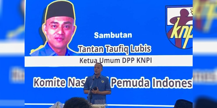 Ketua Umum DPP KNPI Tantan Taufiq Lubis. (Dok KNPI)