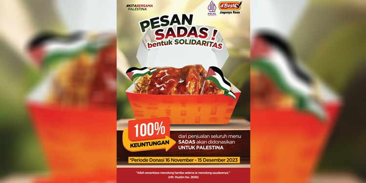 Brand Lokal d’BestO, Ritel Makanan Cepat Saji yang Turut Bantu Palestina - sadas - www.indopos.co.id