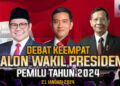 Live Streaming : Debat Keempat Calon Wakil Presiden Pemilu Tahun 2024 - Thumb Debat Keempat - www.indopos.co.id