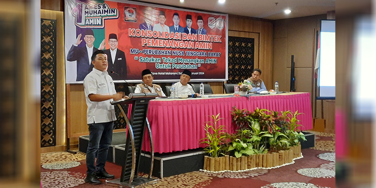 Relawan MU-Perubahan NTB Deklarasi Indonesia Beraksi - amin 5 - www.indopos.co.id