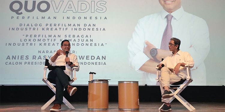 Di Depan Sineas dan Pelaku Industri Kreatif, Anies Pamer Rekam Jejak Majukan Perfilman Indonesia - anies 17 - www.indopos.co.id