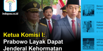 Breaking News: Prabowo Layak Dapat Jenderal Kehormatan - Cover BREAKING NEWS INDOPOS - www.indopos.co.id