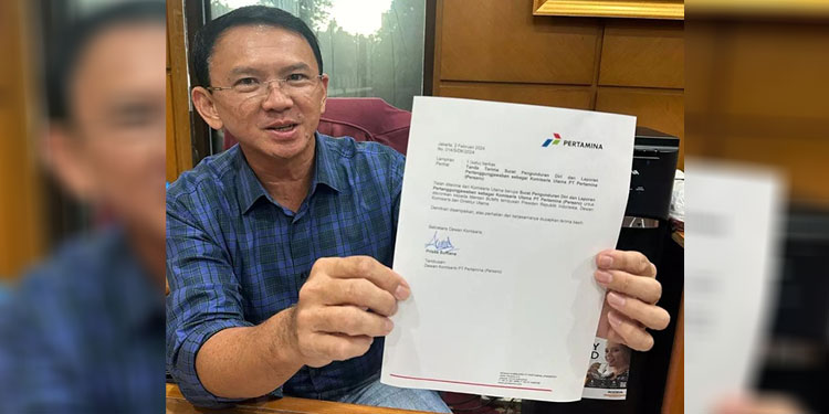 Basuki Tjahaja Purnama alias Ahok secara resmi mengumumkan mundur dari jabatan Komisaris Utama PT Pertamina Persero. (Instagram/@Basukibtp)