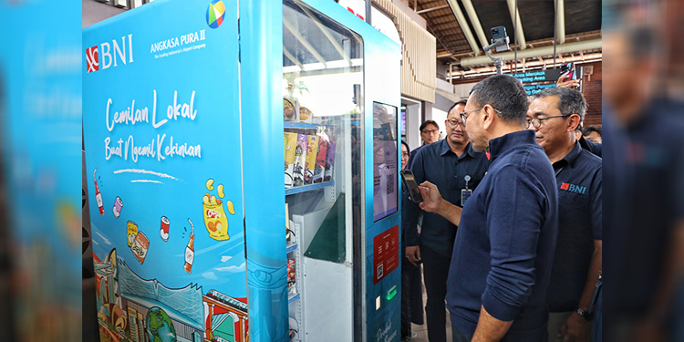 Dongkrak Pasar Produk Lokal, BNI Sediakan Vending Machine untuk UMKM Binaan - bni - www.indopos.co.id