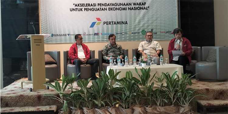 Diskusi soal wakaf di Jakarta. Foto: Nasuha/ INDOPOS.CO.ID