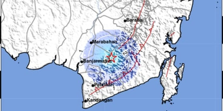 Gempa M 4.1 Guncang Kabupaten Banjar di Kalimantan Selatan - gempa 3 - www.indopos.co.id