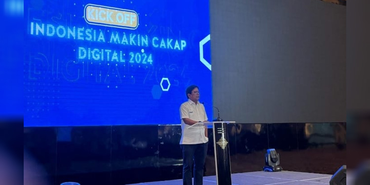 Kick-Off Program Indonesia Makin Cakap Digital (IMCD) 2024 di Jakarta. Foto: Nasuha/ INDOPOS.CO.ID